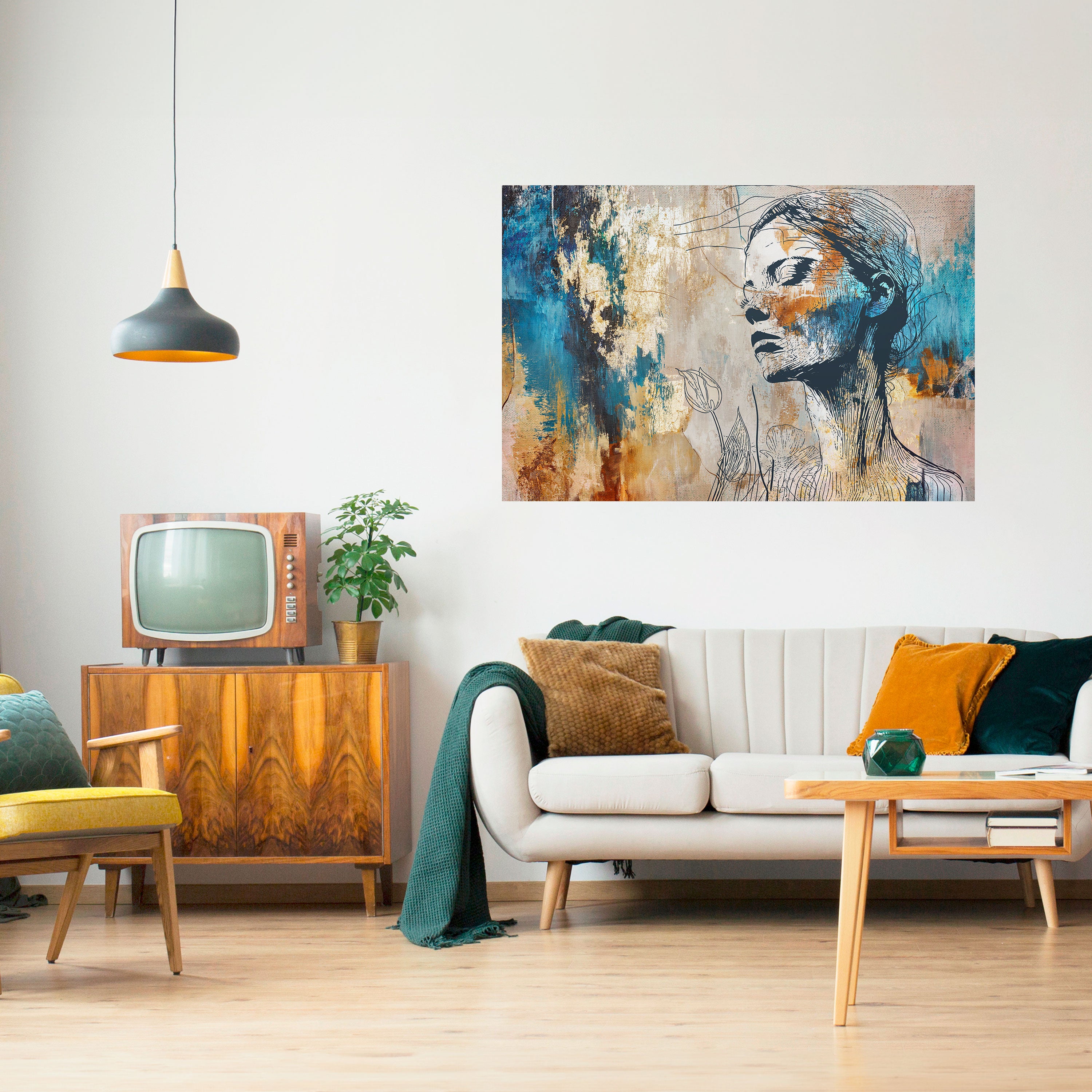 ROMPE EL SILENCIO Póster horizontal autoadhesivo