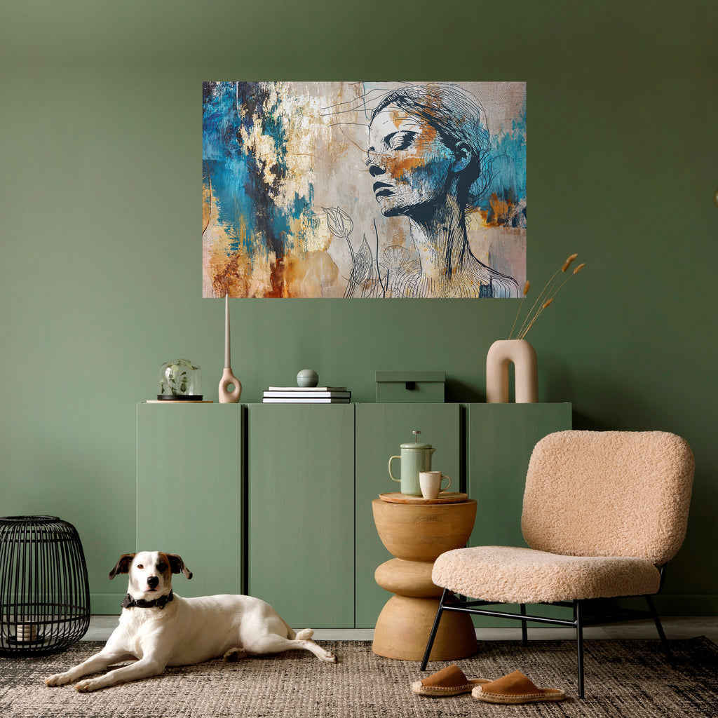 ROMPE EL SILENCIO Póster horizontal autoadhesivo