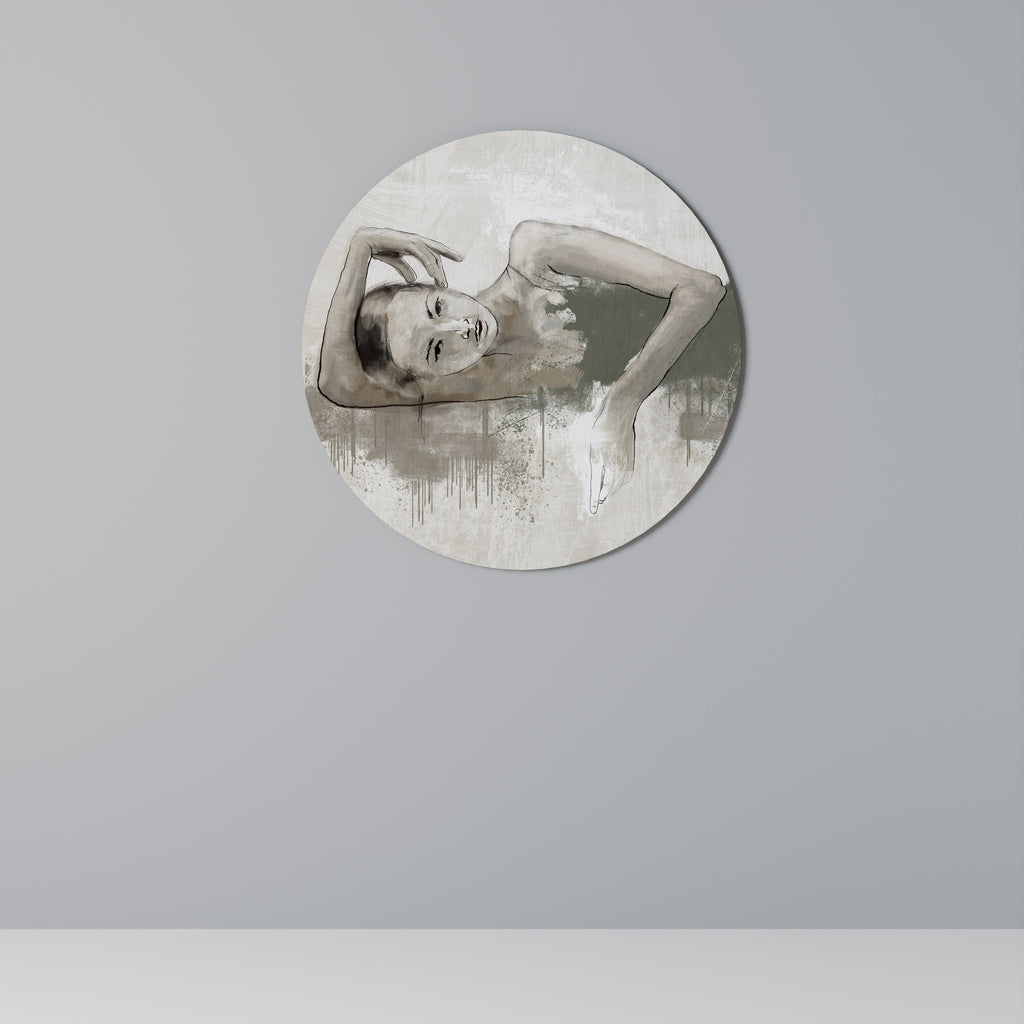 FROZEN IN TIME Round Wall Art