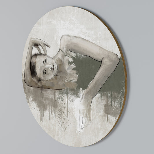FROZEN IN TIME Arte de pared redondo