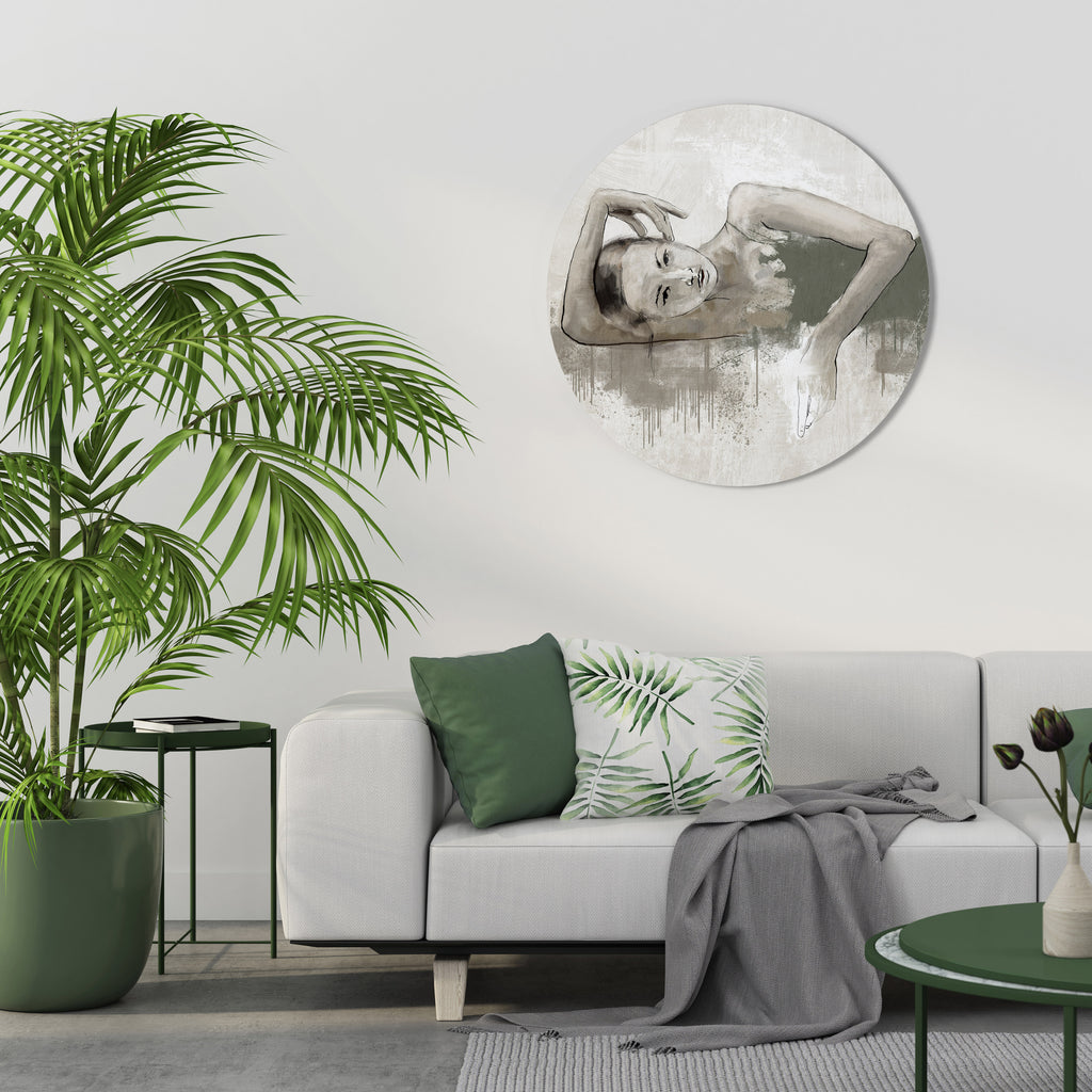 FROZEN IN TIME Round Wall Art