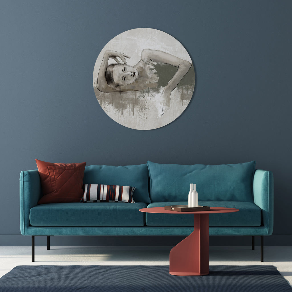 FROZEN IN TIME Round Wall Art