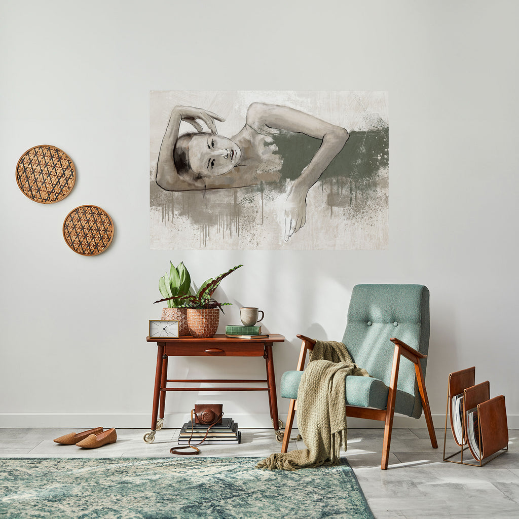 Póster horizontal autoadhesivo CONGELADO EN EL TIEMPO