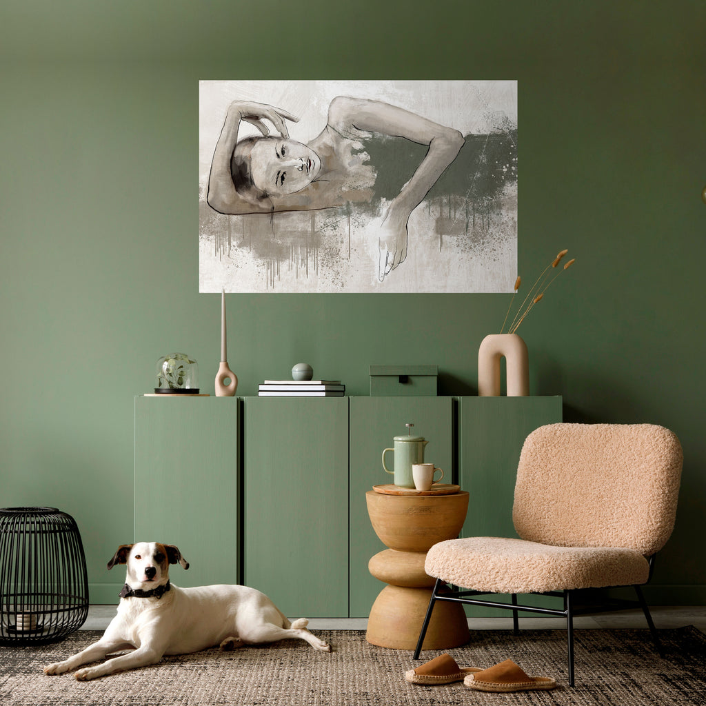 Póster horizontal autoadhesivo CONGELADO EN EL TIEMPO