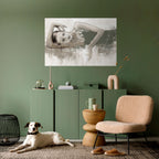 FROZEN IN TIME Peel and Stick Horizontal Poster