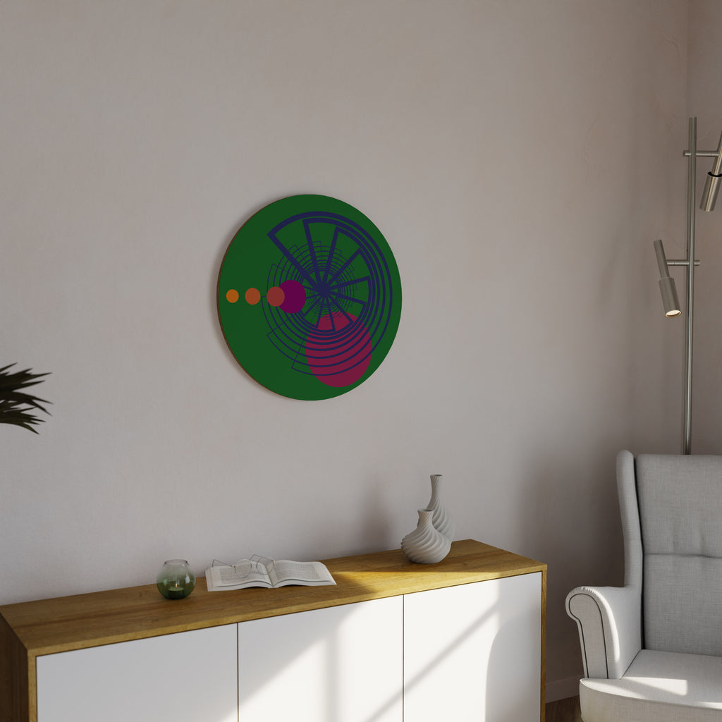 VIVID COLORWHEEL Round Wall Art