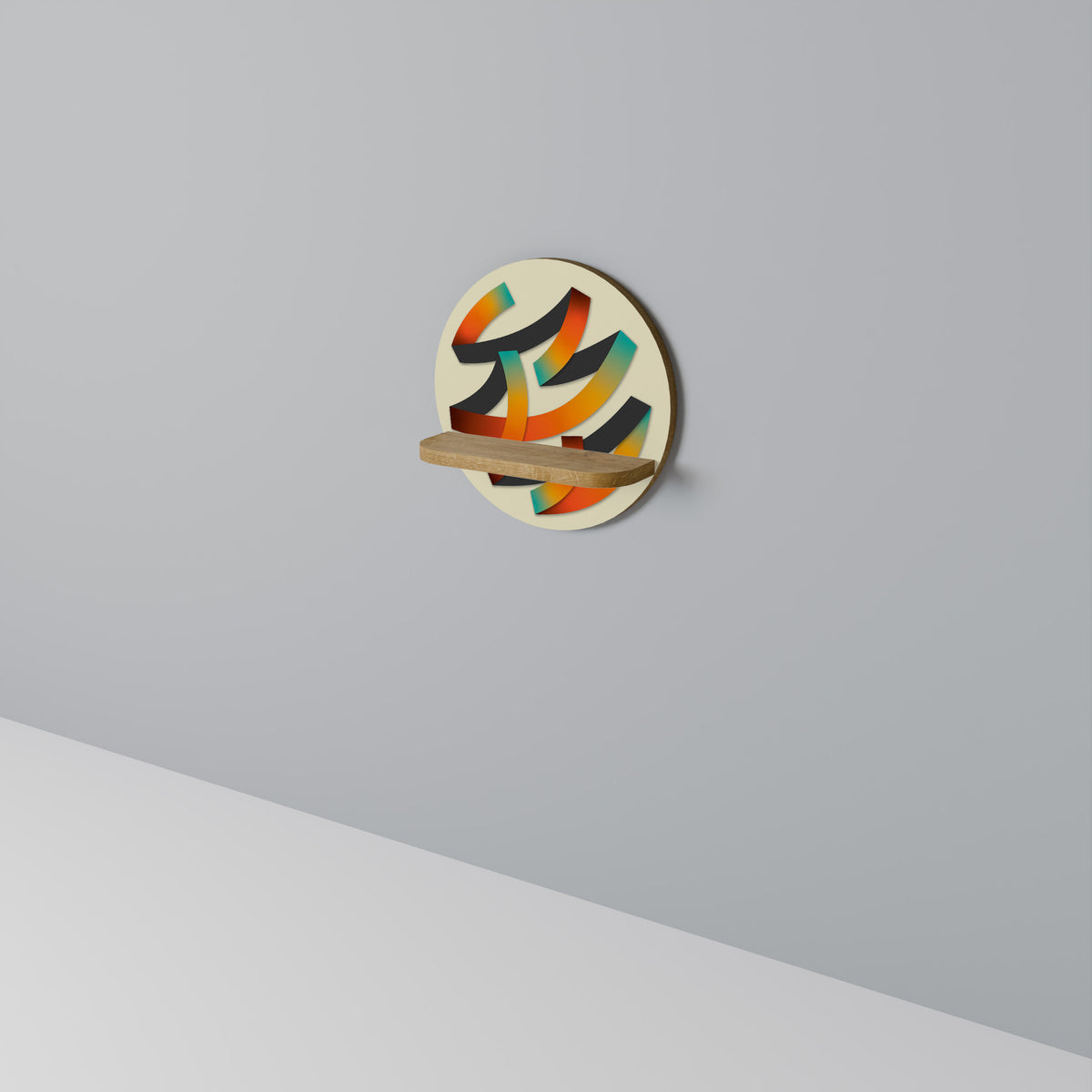 RIBBON REVERIE Art Shelf