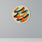 RIBBON REVERIE Decoración de Pared Redonda