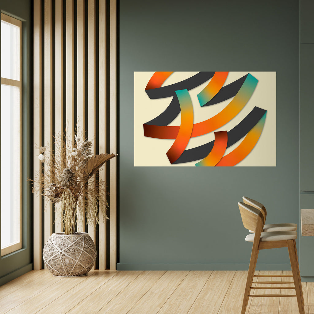 Póster horizontal autoadhesivo RIBBON REVERIE