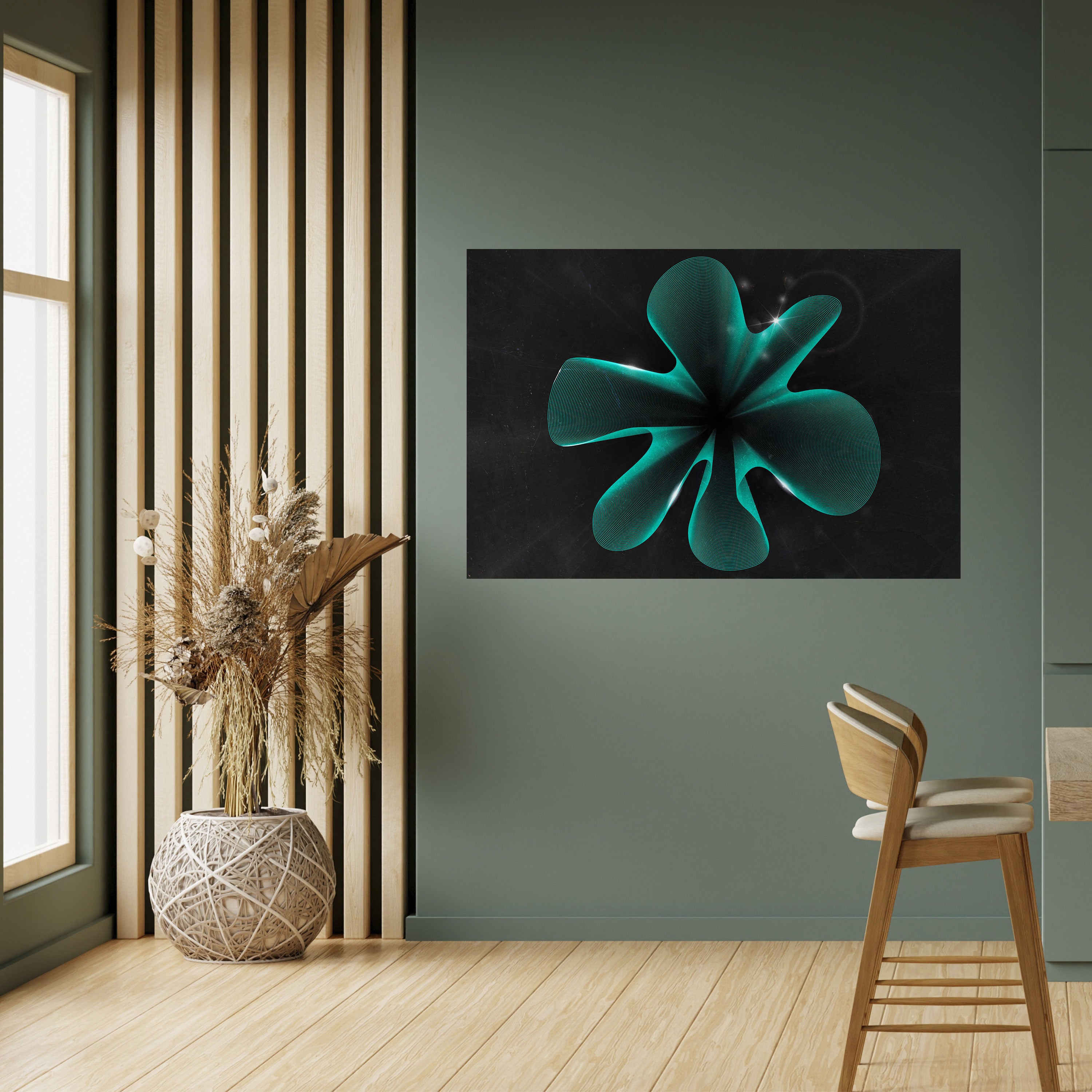 Póster horizontal autoadhesivo ILUSIÓN ELÉCTRICA