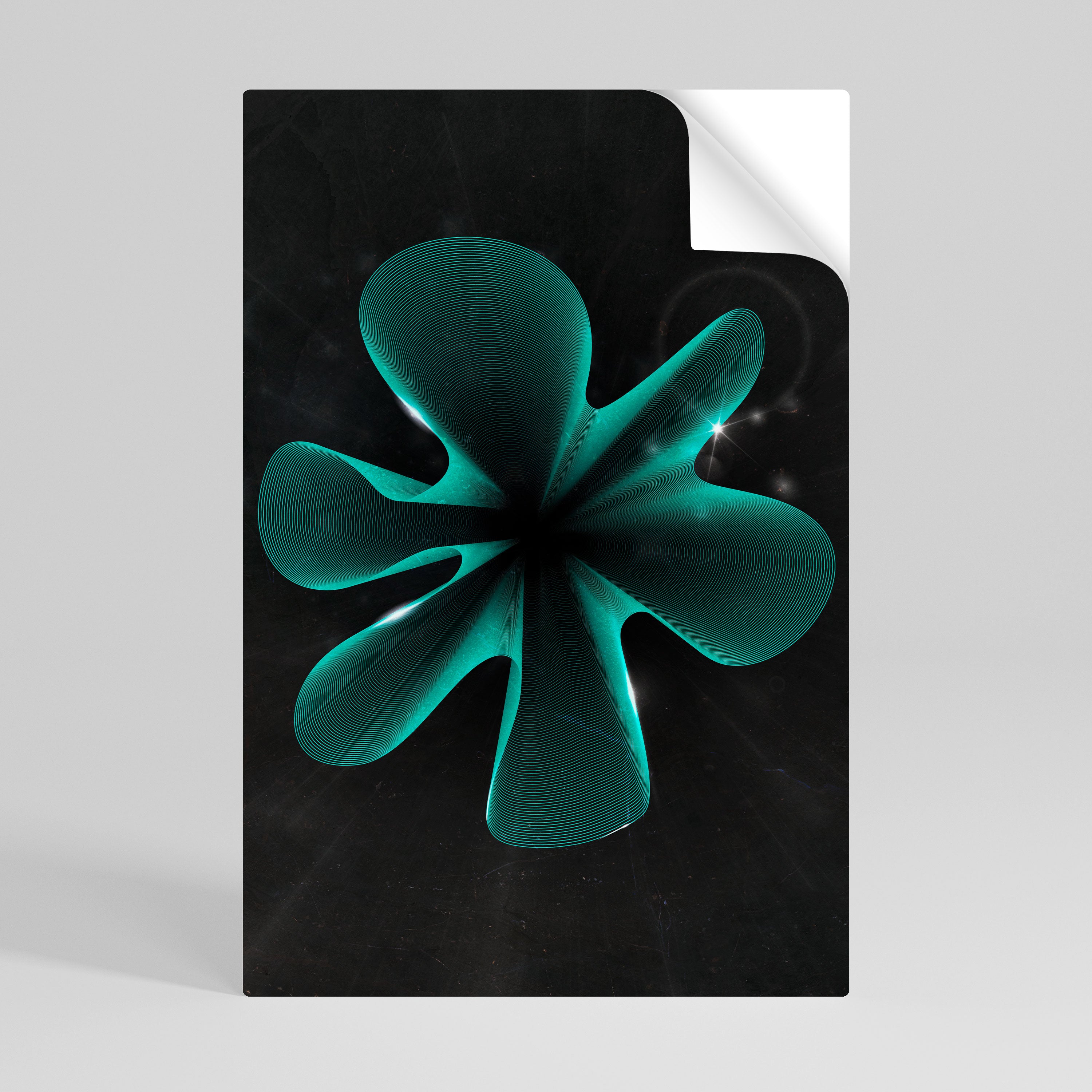 ELECTRIC ILLUSION Póster adhesivo vertical