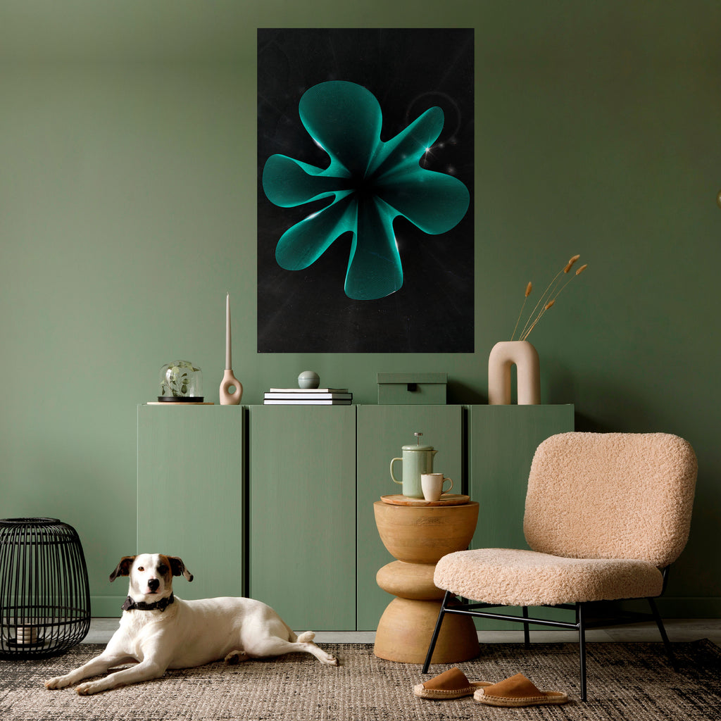 ELECTRIC ILLUSION Peel and Stick Vertical Poster