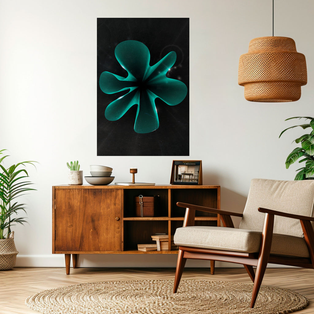 ELECTRIC ILLUSION Peel and Stick Vertical Poster