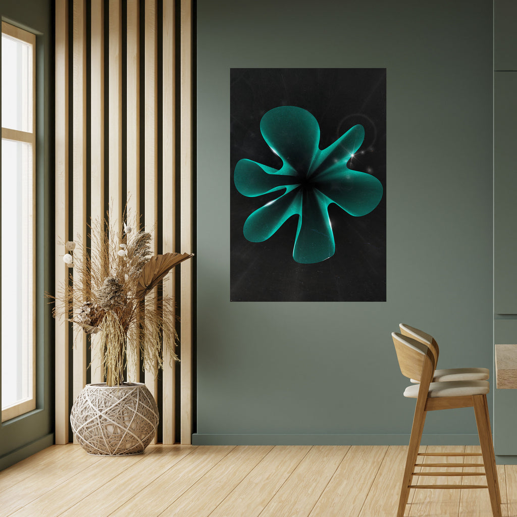 ELECTRIC ILLUSION Peel and Stick Vertical Poster