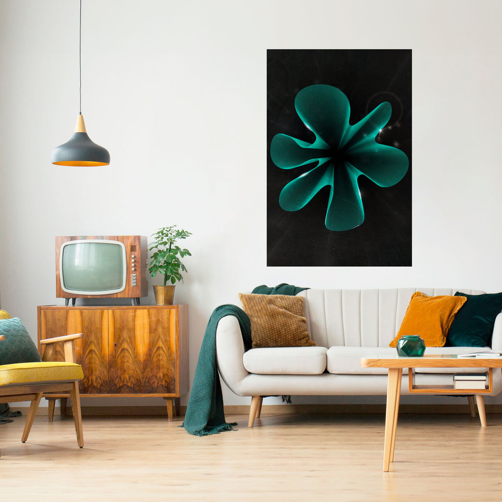 ELECTRIC ILLUSION Peel and Stick Vertical Poster