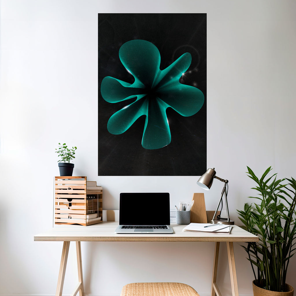 ELECTRIC ILLUSION Peel and Stick Vertical Poster