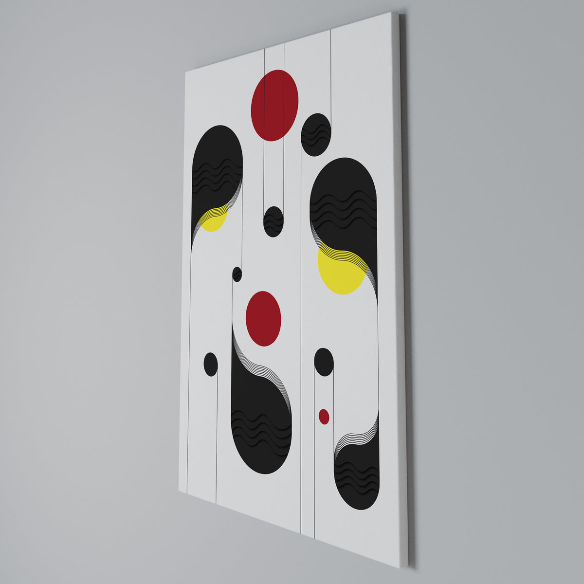 DOT-TO-DOT LULLABY Cuadro en lienzo vertical