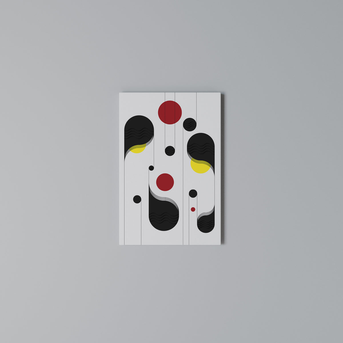 DOT-TO-DOT LULLABY Cuadro en lienzo vertical