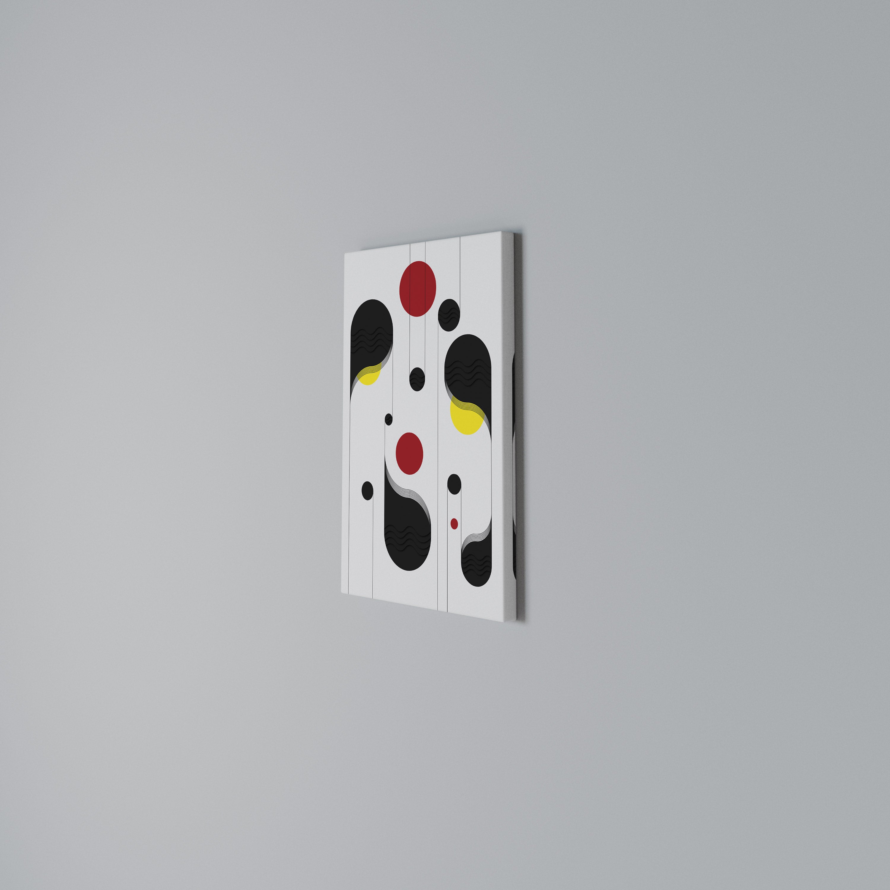 DOT-TO-DOT LULLABY Cuadro en lienzo vertical
