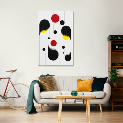 DOT-TO-DOT LULLABY Cuadro en lienzo vertical