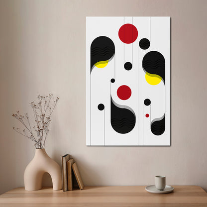 DOT-TO-DOT LULLABY Cuadro en lienzo vertical