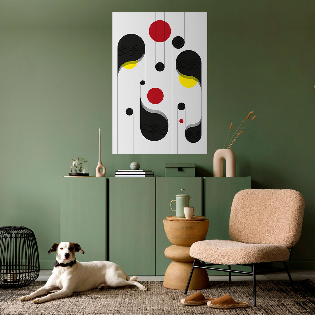 DOT-TO-DOT LULLABY Peel and Stick Vertical Poster