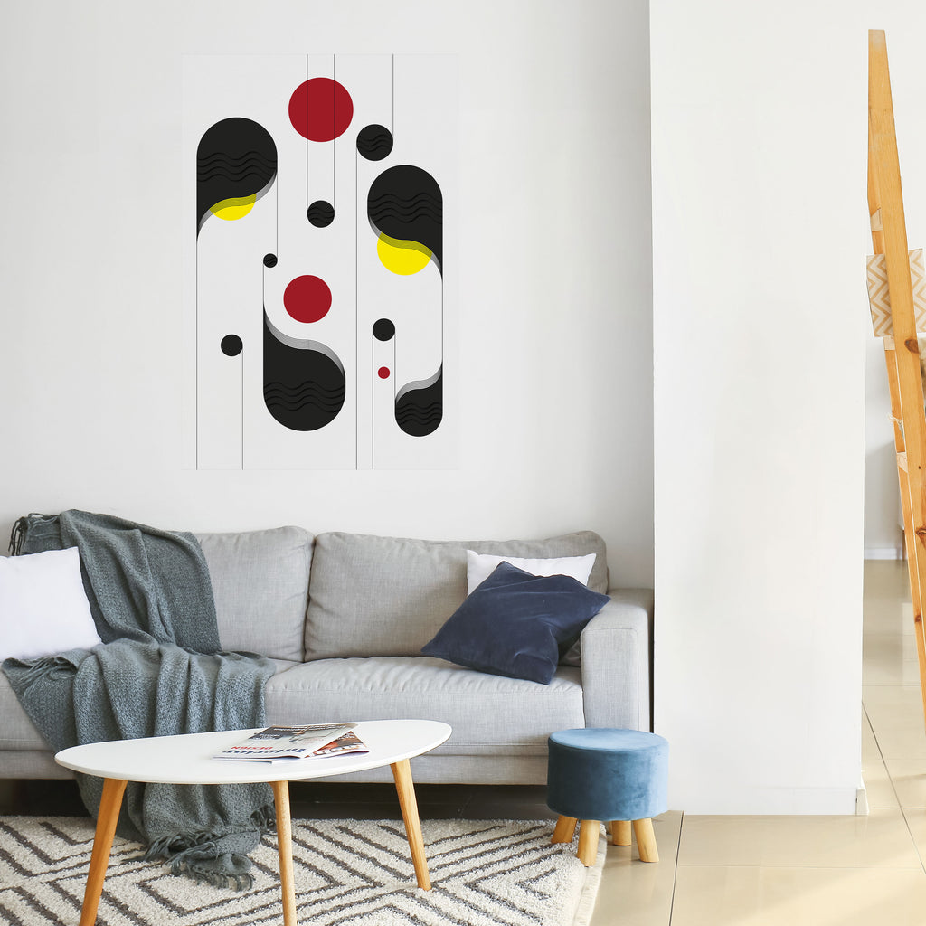 DOT-TO-DOT LULLABY Peel and Stick Vertical Poster