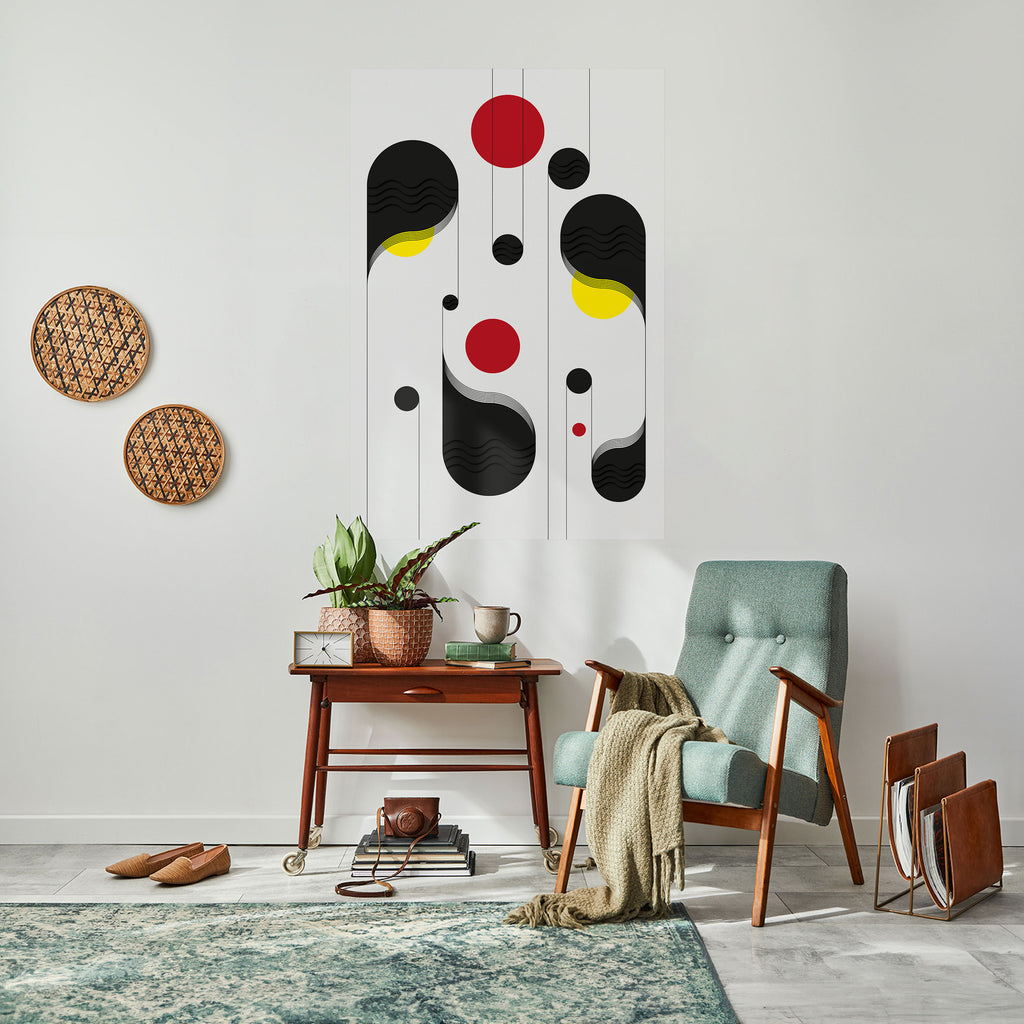 DOT-TO-DOT LULLABY Peel and Stick Vertical Poster