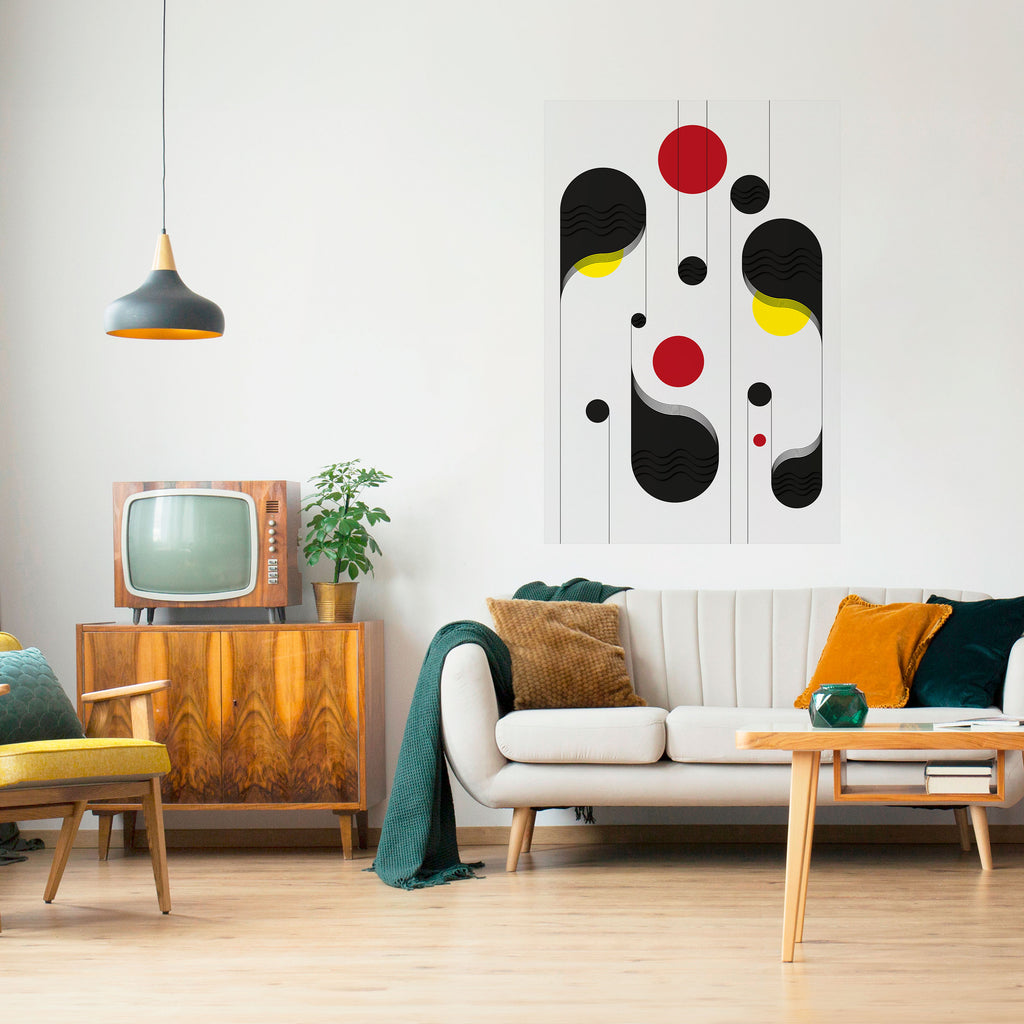 DOT-TO-DOT LULLABY Peel and Stick Vertical Poster