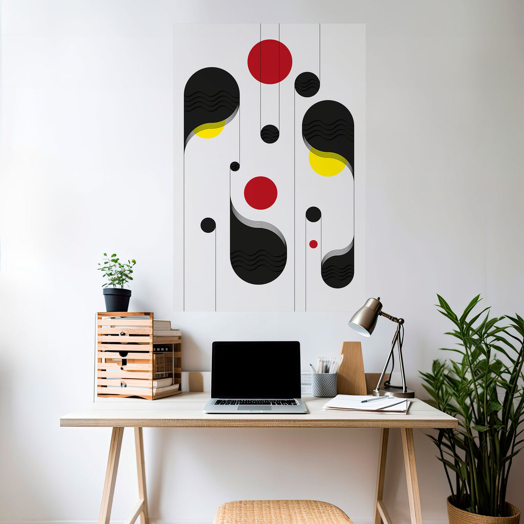 DOT-TO-DOT LULLABY Peel and Stick Vertical Poster