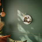 NOSTALGIC ECHOES [ENG] Estante Redondo Decorativo en Acabado Negro