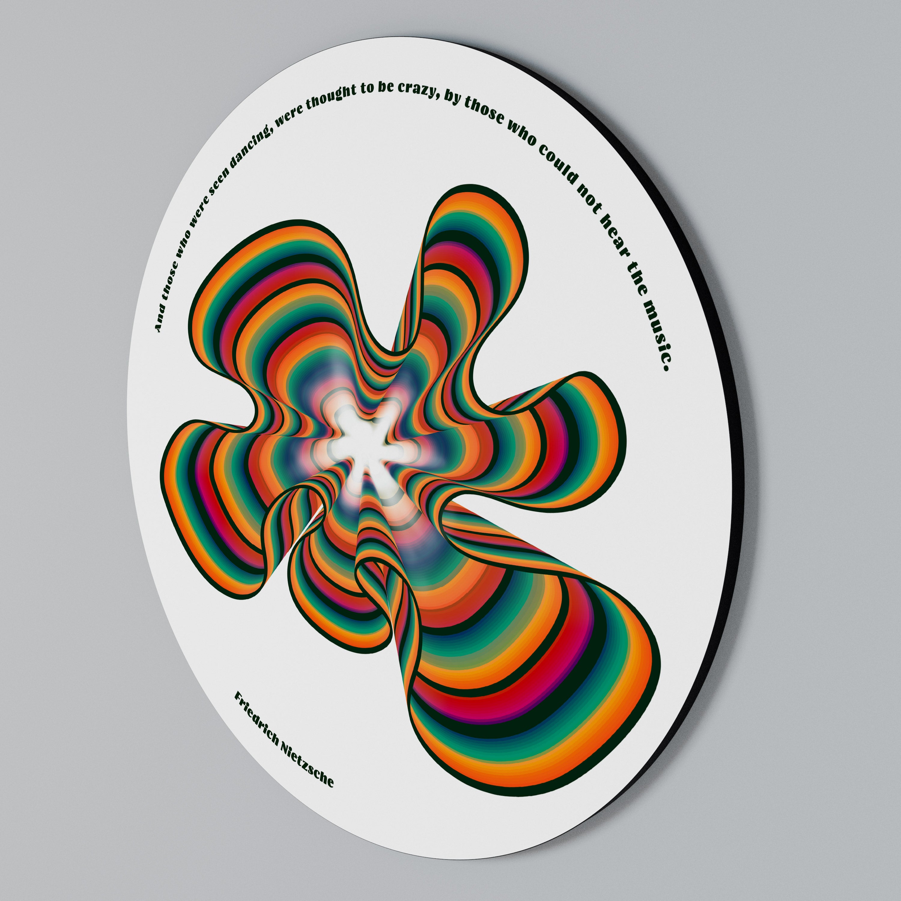 NOSTALGIC ECHOES [ENG] Round Wall Art