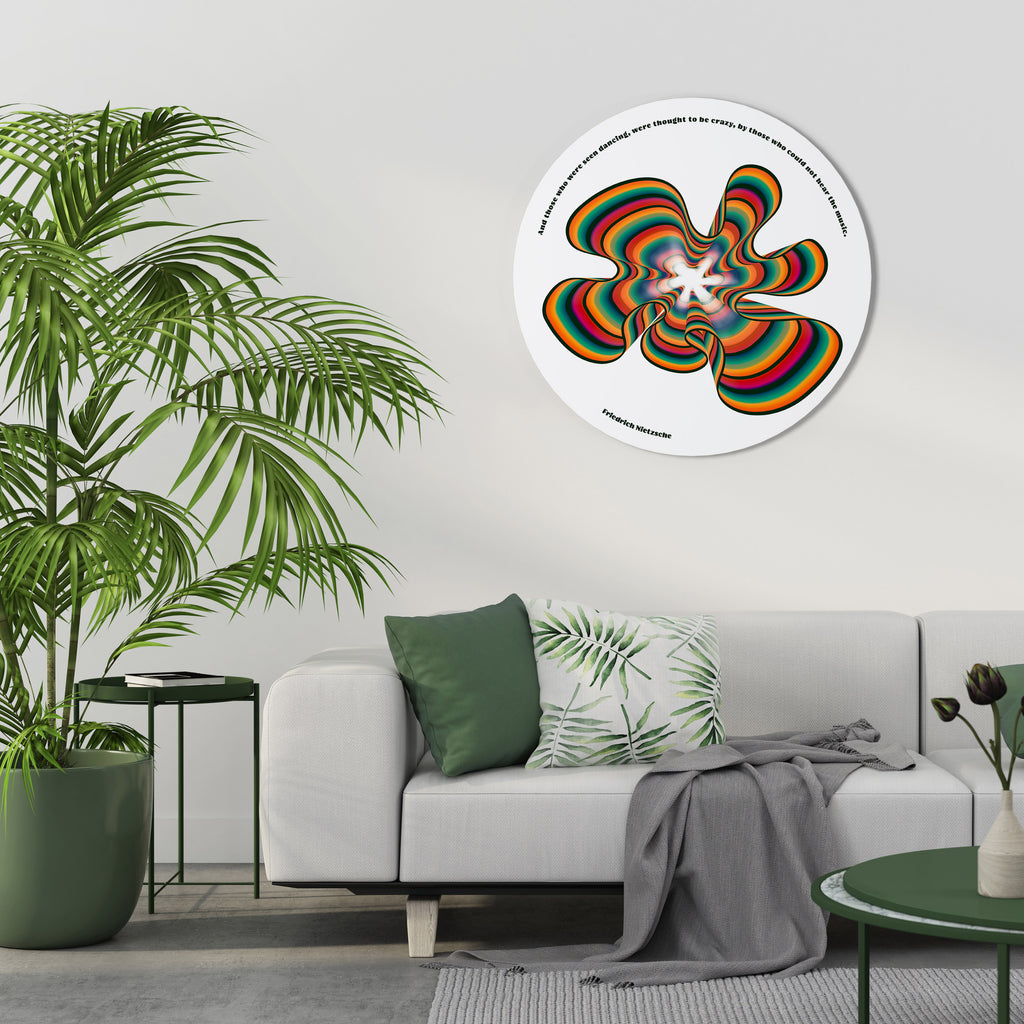 NOSTALGIC ECHOES [ENG] Round Wall Art