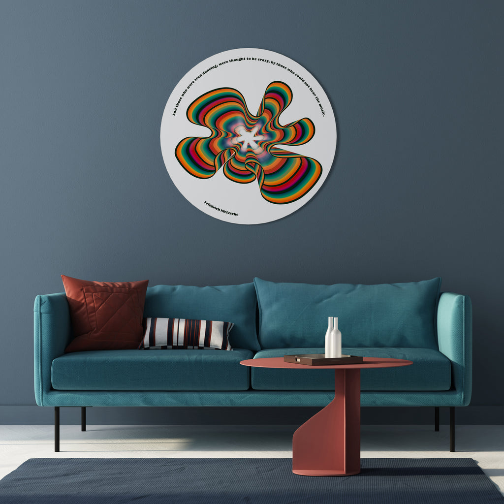 NOSTALGIC ECHOES [ENG] Round Wall Art