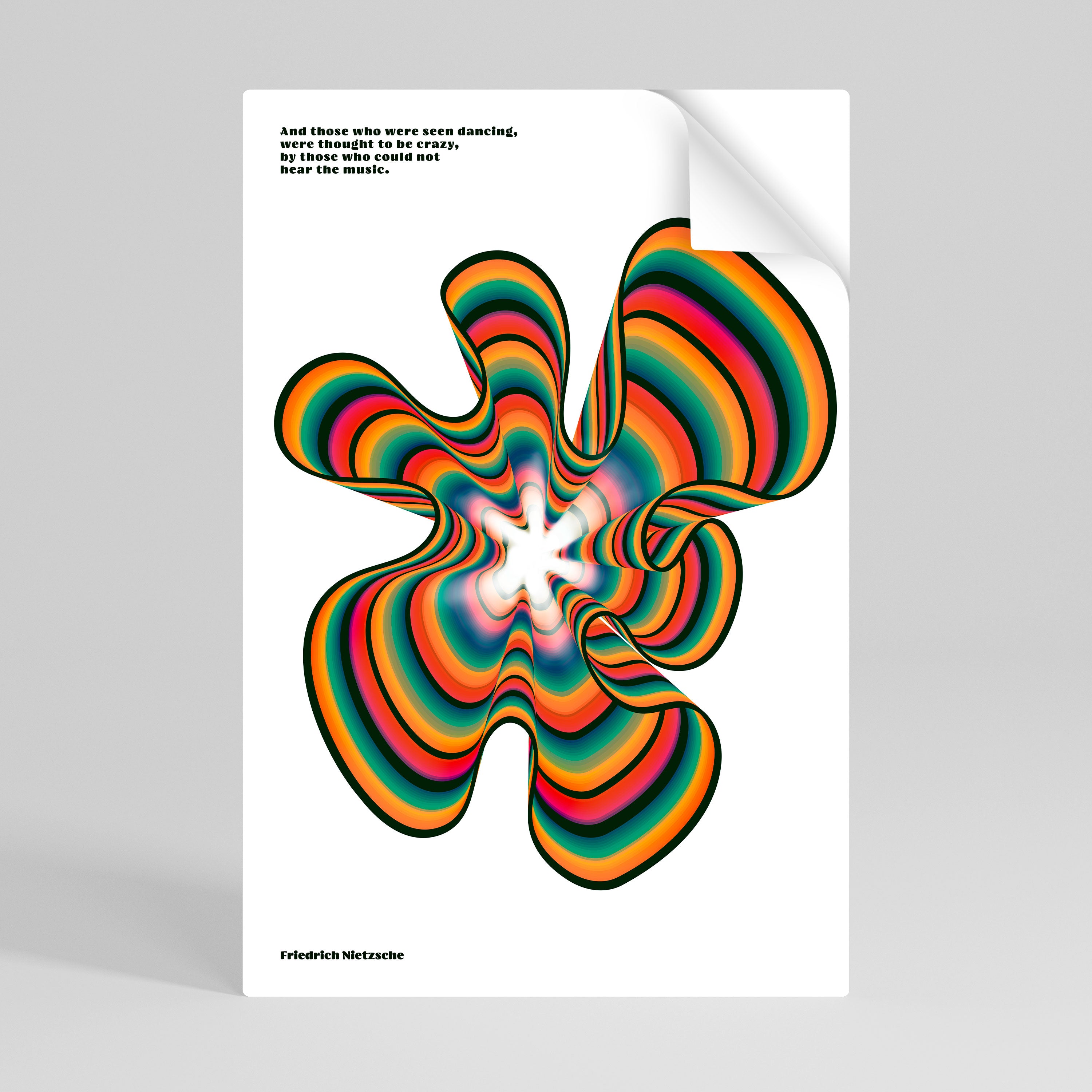 NOSTALGIC ECHOES [ENG] Póster adhesivo vertical