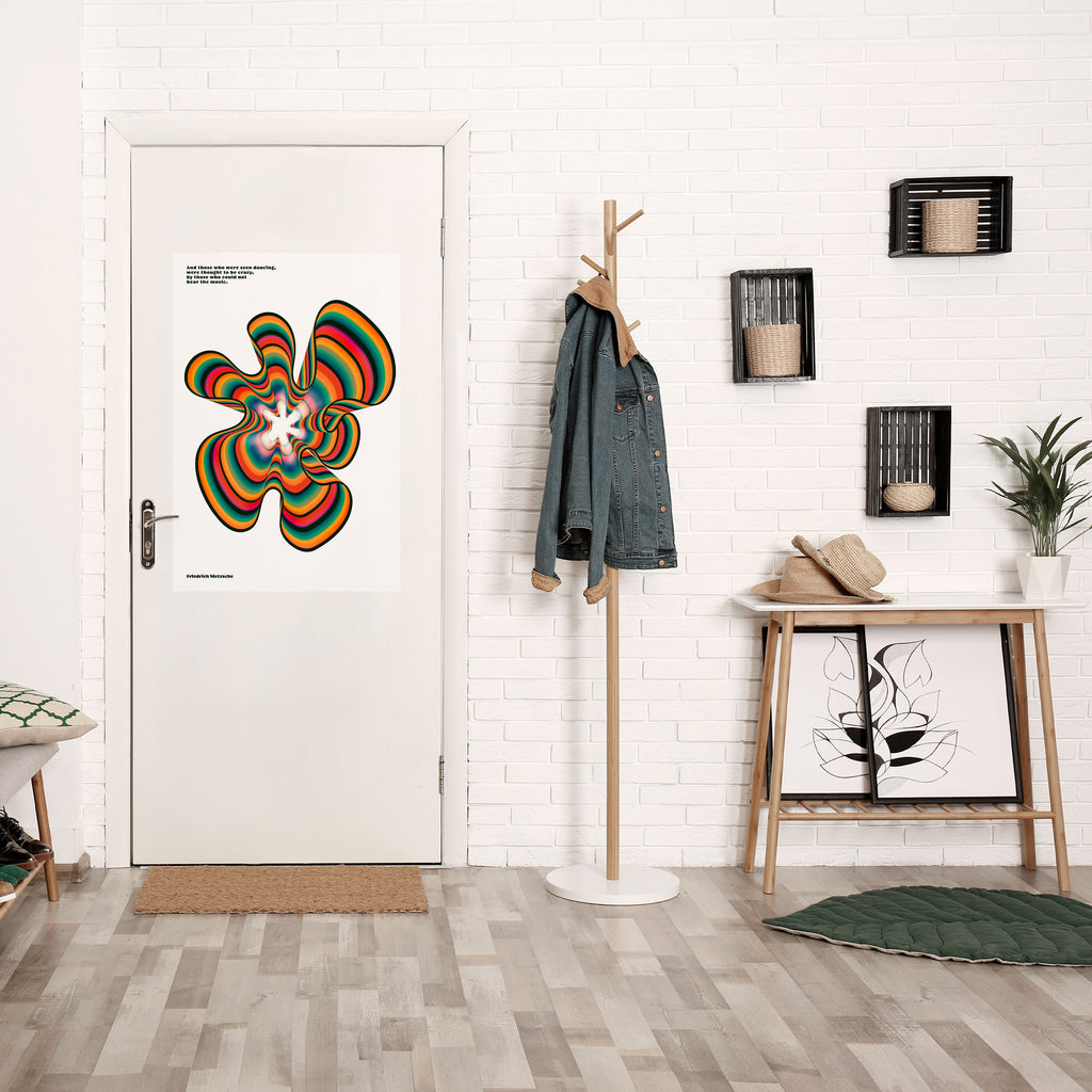 NOSTALGIC ECHOES [ENG] Peel and Stick Vertical Poster