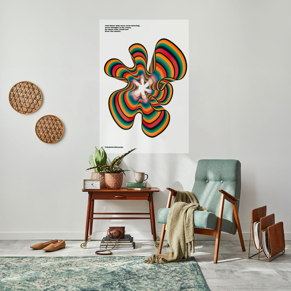 NOSTALGIC ECHOES [ENG] Peel and Stick Vertical Poster