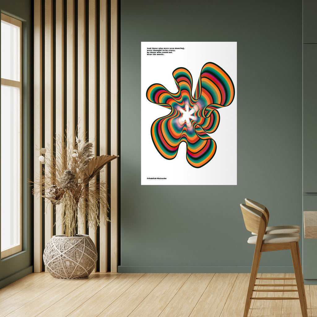 NOSTALGIC ECHOES [ENG] Peel and Stick Vertical Poster