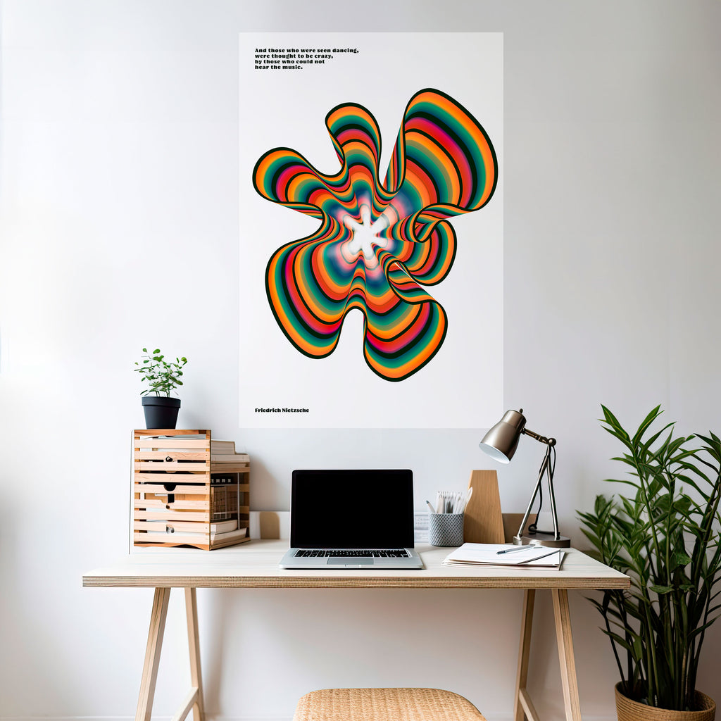 NOSTALGIC ECHOES [ENG] Peel and Stick Vertical Poster