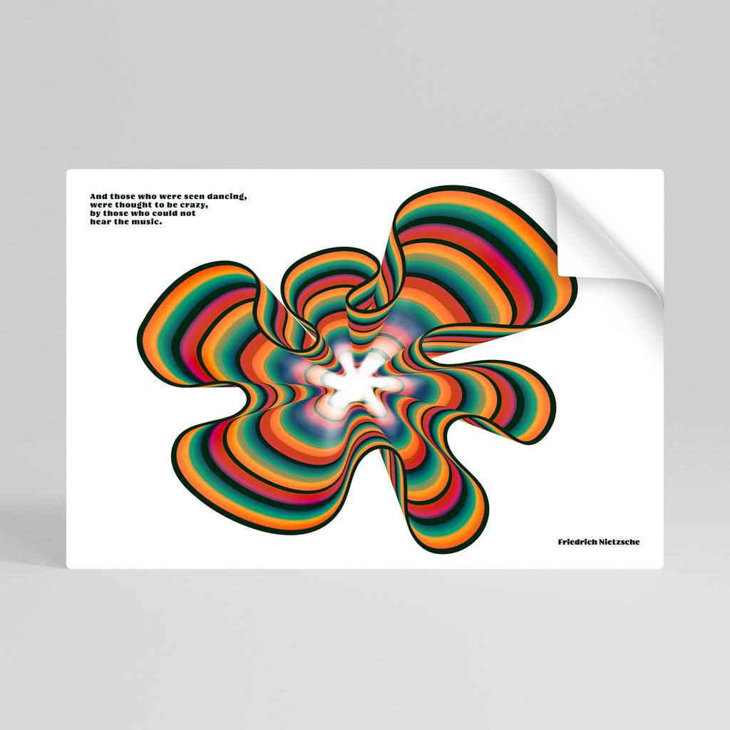 ECOS NOSTÁLGICOS [ESP] Póster horizontal autoadhesivo