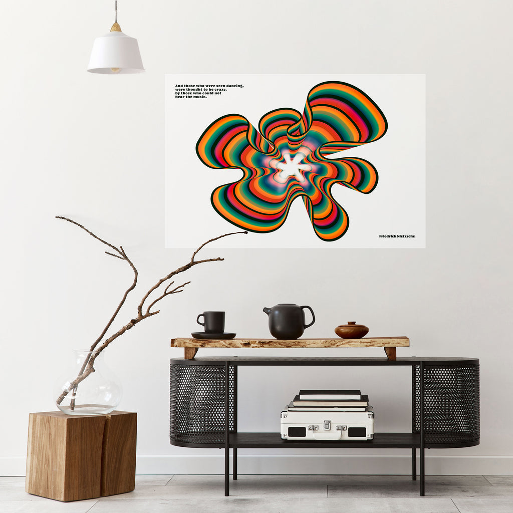 ECOS NOSTÁLGICOS [ESP] Póster horizontal autoadhesivo