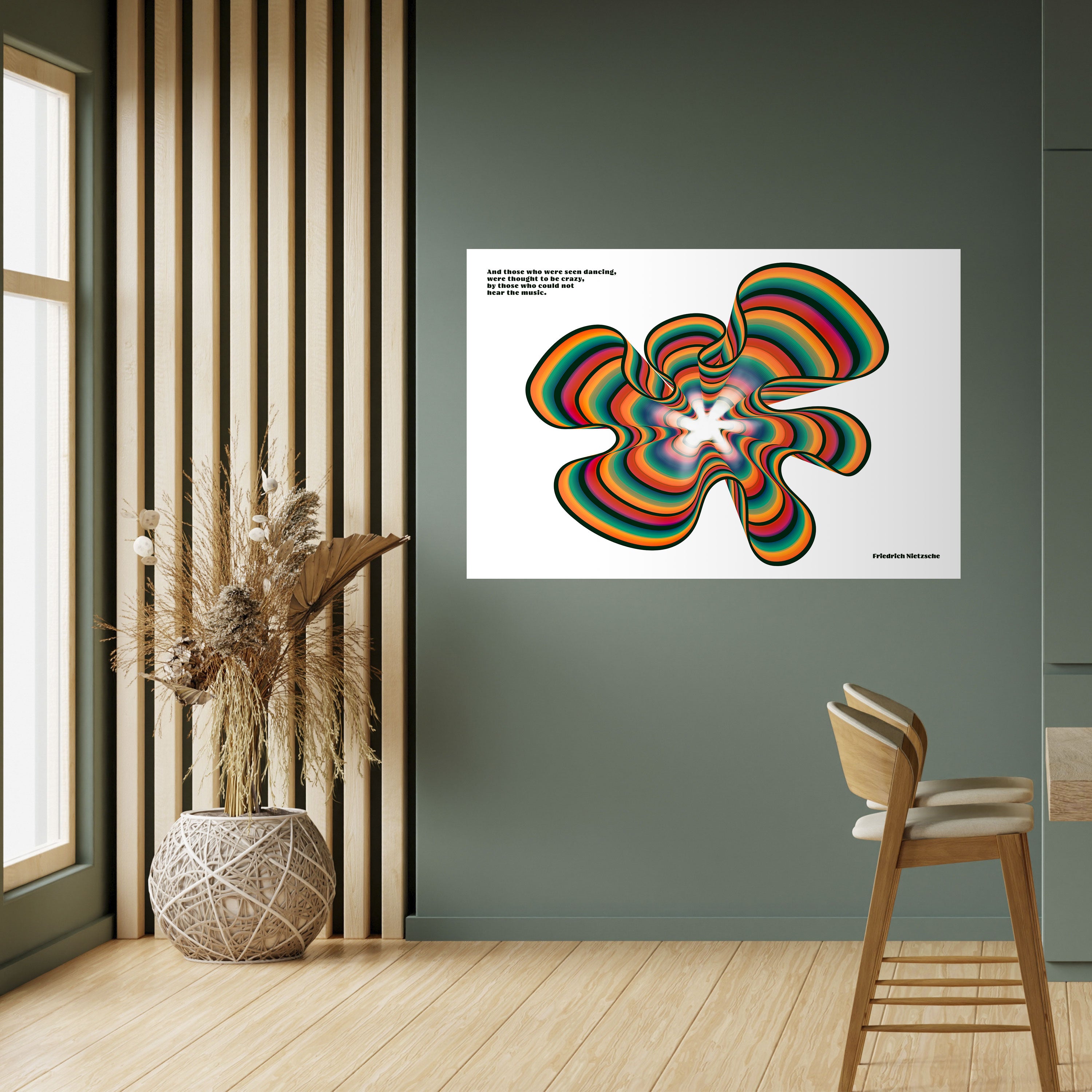 ECOS NOSTÁLGICOS [ESP] Póster horizontal autoadhesivo