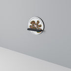 NOSTALGIC ECHOES [DE] Estante Redondo Decorativo en Acabado Negro