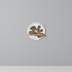 NOSTALGIC ECHOES [DE] Round Art Shelf In Oak Effect