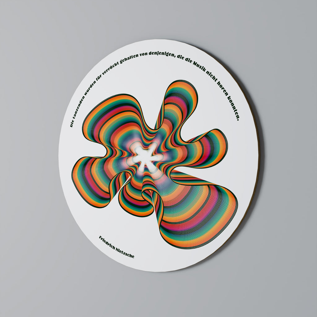 NOSTALGIC ECHOES [DE] Round Wall Art