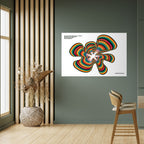 NOSTALGIC ECHOES [DE] Peel and Stick Horizontal Poster