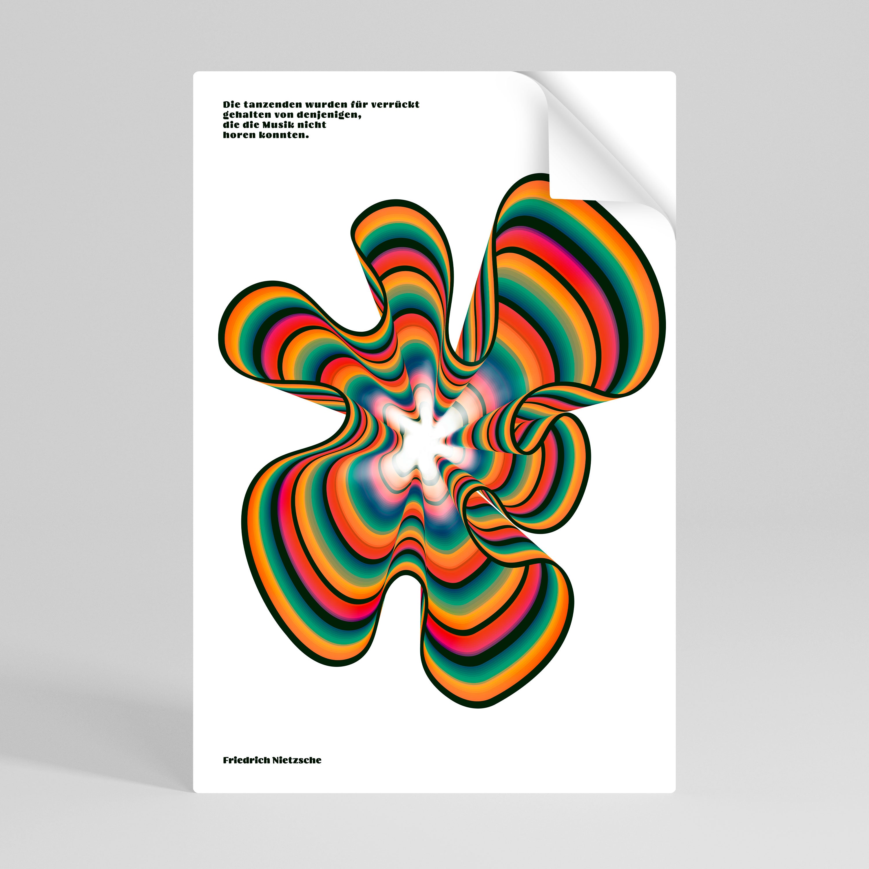 NOSTALGIC ECHOES [DE] Póster adhesivo vertical