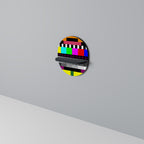 PHILIPS PATTERN Estante Ovalado Decorativo en Acabado Negro