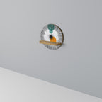 CHROMALINE CREATION Estante Redondo Decorativo en Efecto Roble