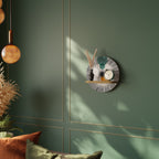 CHROMALINE CREATION Estante Redondo Decorativo en Efecto Roble